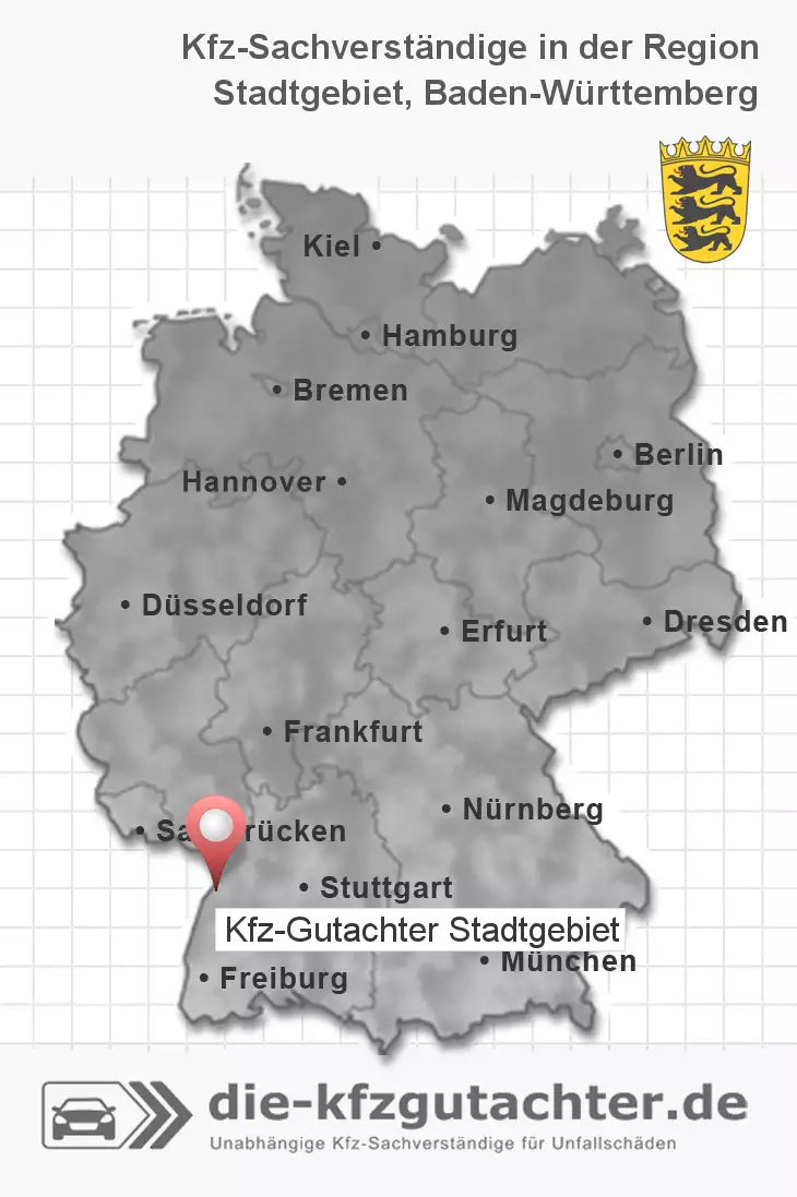 Sachverständiger Kfz-Gutachter Stadtgebiet