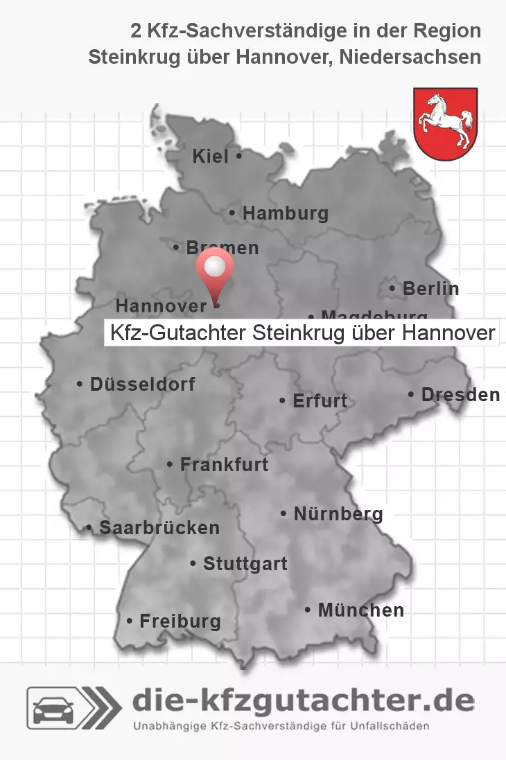 Sachverständiger Kfz-Gutachter Steinkrug über Hannover