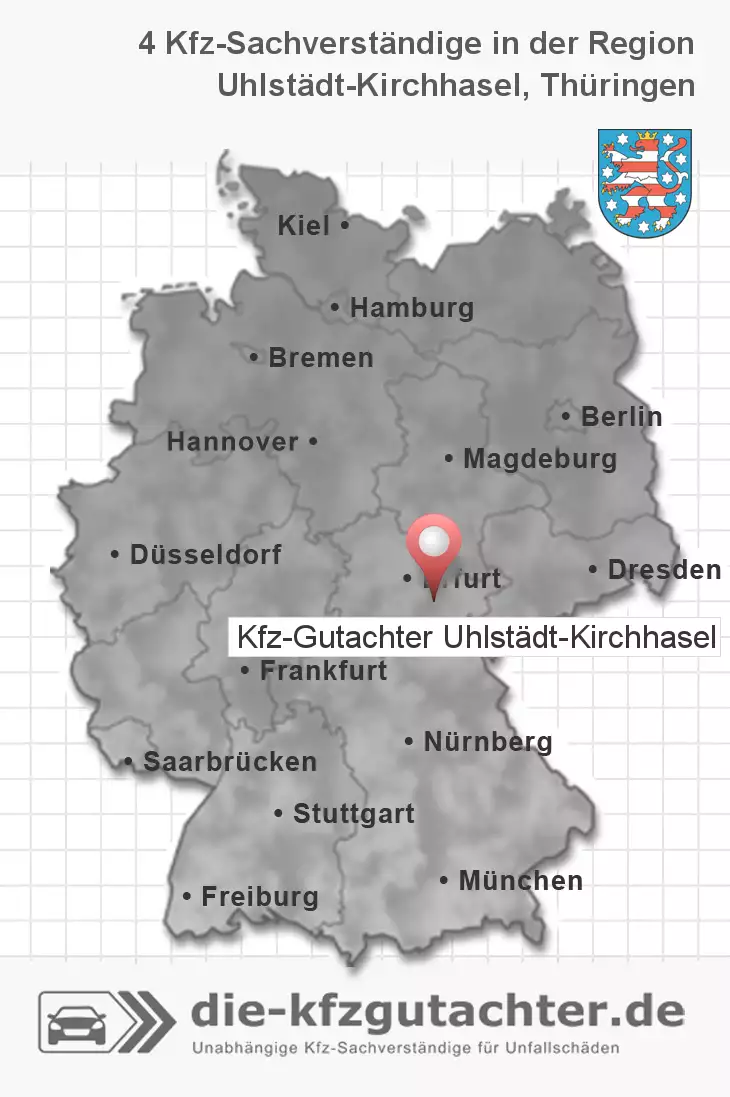 Sachverständiger Kfz-Gutachter Uhlstädt-Kirchhasel