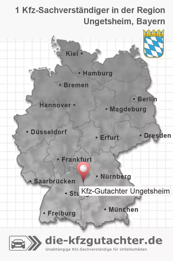 Sachverständiger Kfz-Gutachter Ungetsheim