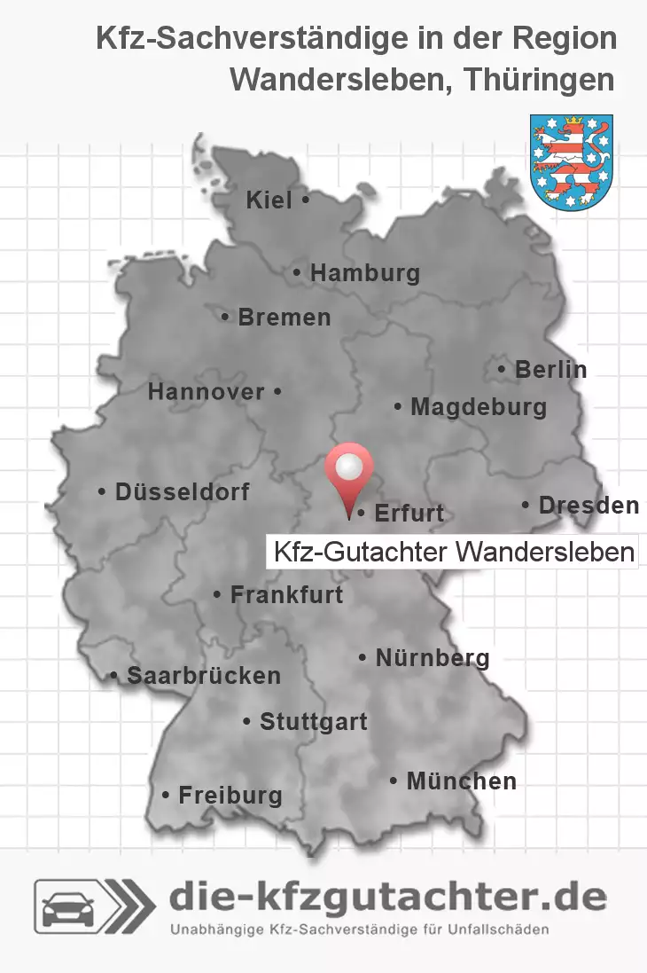 Sachverständiger Kfz-Gutachter Wandersleben
