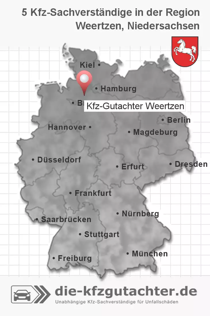 Sachverständiger Kfz-Gutachter Weertzen