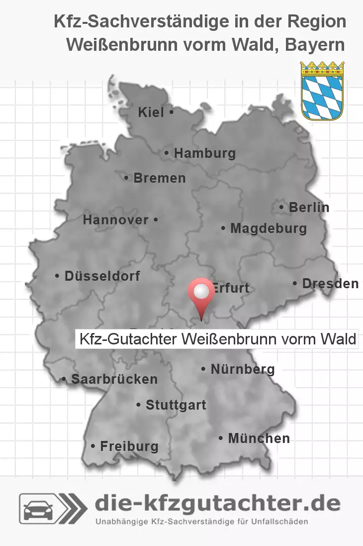 Sachverständiger Kfz-Gutachter Weißenbrunn vorm Wald