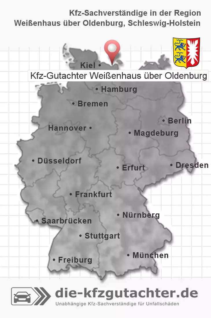 Sachverständiger Kfz-Gutachter Weißenhaus über Oldenburg