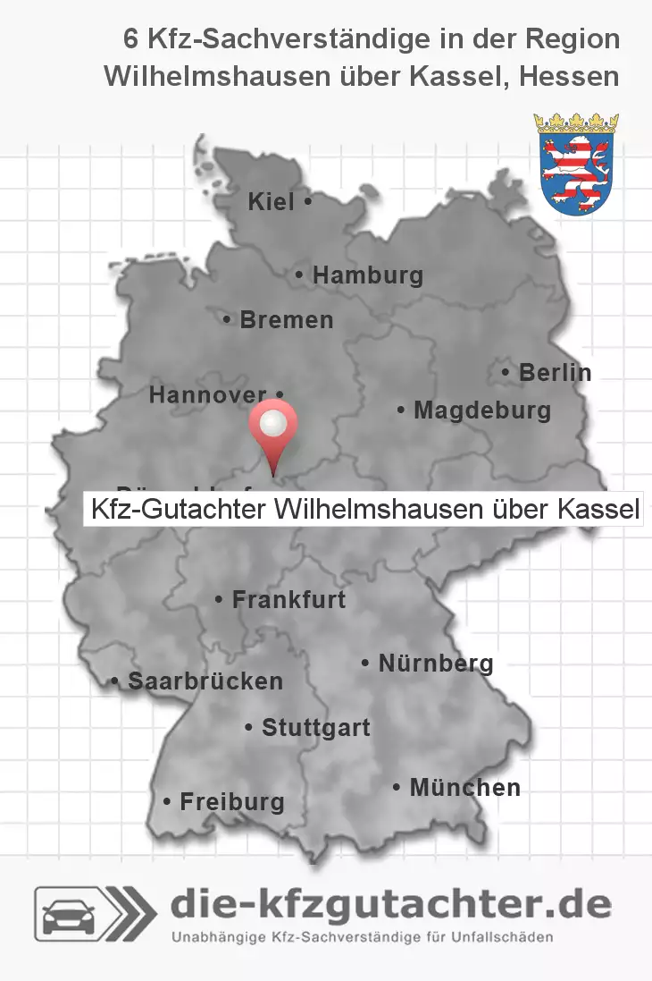 Sachverständiger Kfz-Gutachter Wilhelmshausen über Kassel