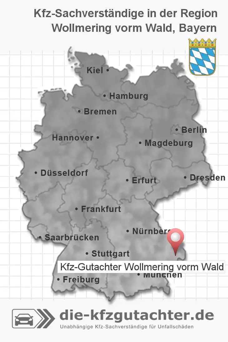 Sachverständiger Kfz-Gutachter Wollmering vorm Wald